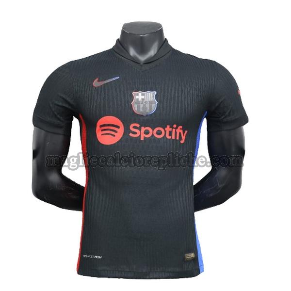 seconda maglie calcio barcellona 2024 2025 player nero
