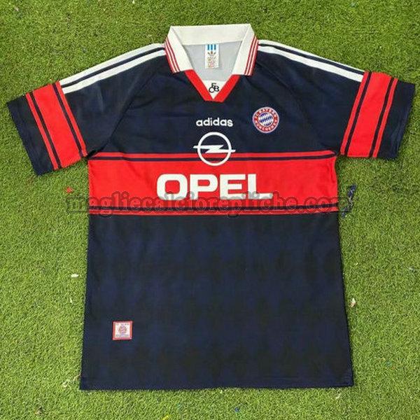 seconda maglie calcio bayern münchen 1997-1999 nero