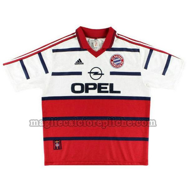 seconda maglie calcio bayern münchen 1998-2001 bianco