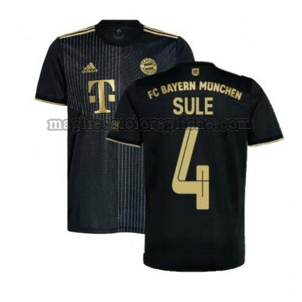 seconda maglie calcio bayern münchen 2021 2022 sule 4 nero