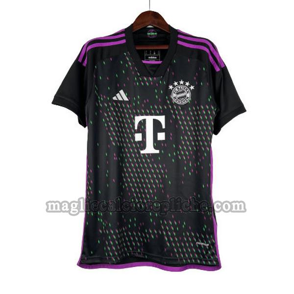 seconda maglie calcio bayern münchen 2023 2024 thailandia nero