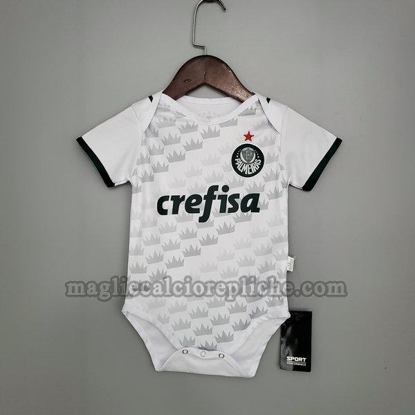 seconda maglie calcio bebè palmeiras 2021 2022 bianco