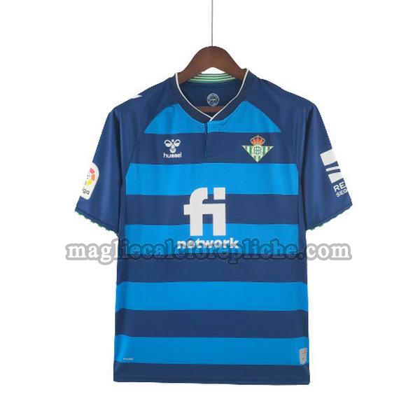 seconda maglie calcio betis siviglia 2022 2023 thailandia blu