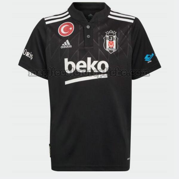 seconda maglie calcio beşiktaş 2021 2022 thailandia nero