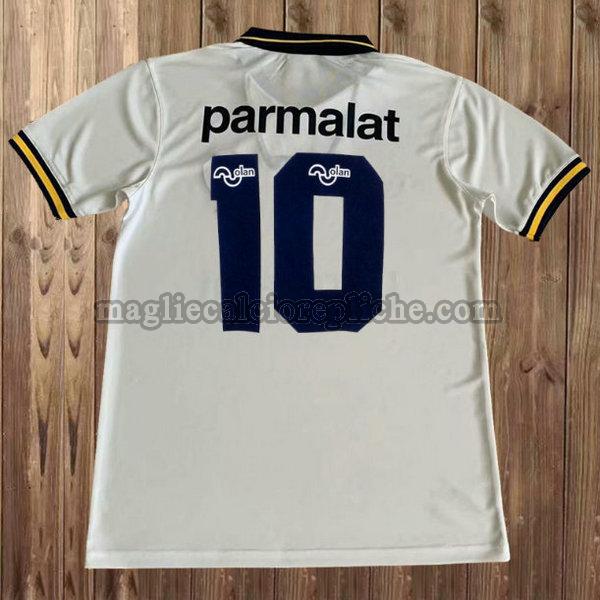 seconda maglie calcio boca juniors 1994-1995 parmalat 10 bianco