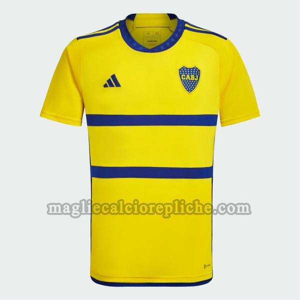 seconda maglie calcio boca juniors 2023 2024 giallo