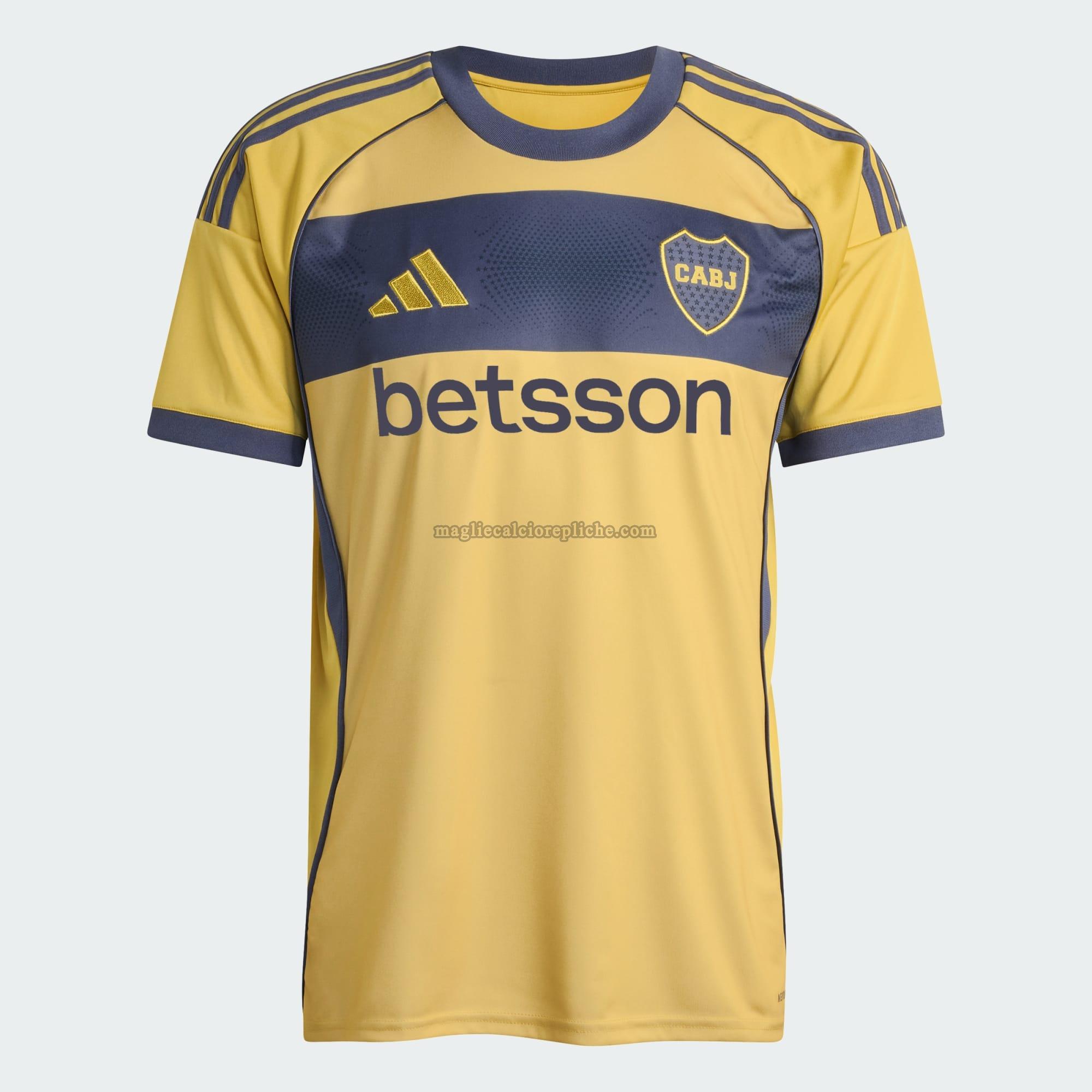 seconda maglie calcio boca juniors 2025 2026 giallo