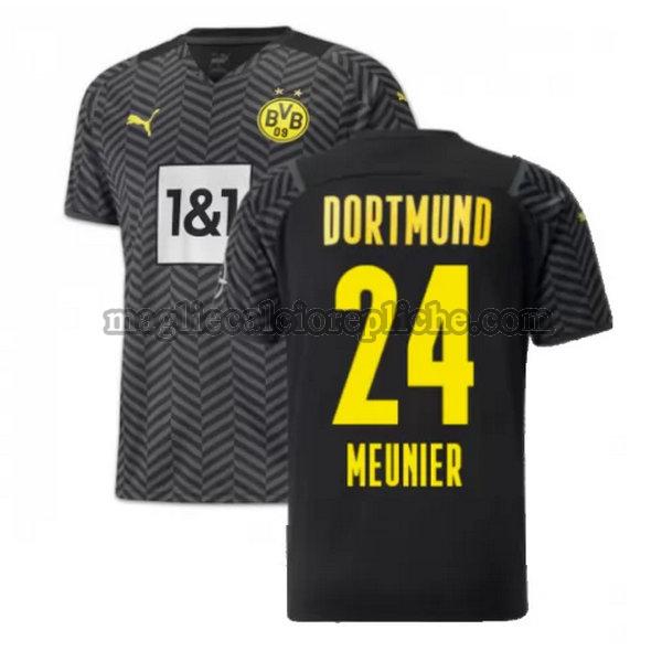 seconda maglie calcio borussia dortmund 2021 2022 meunier 24 nero