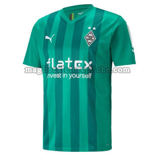 seconda maglie calcio borussia mönchengladbach 2022 2023 thailandia verde