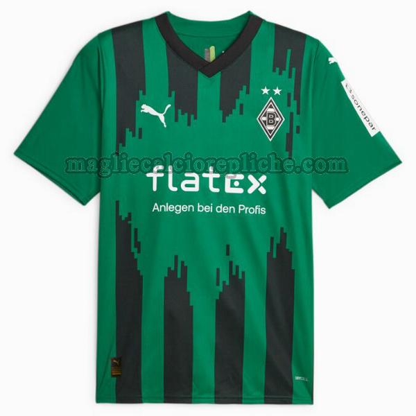 seconda maglie calcio borussia mönchengladbach 2023 2024 thailandia verde