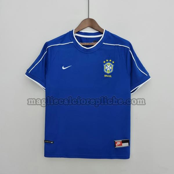 seconda maglie calcio brasile 1998 blu