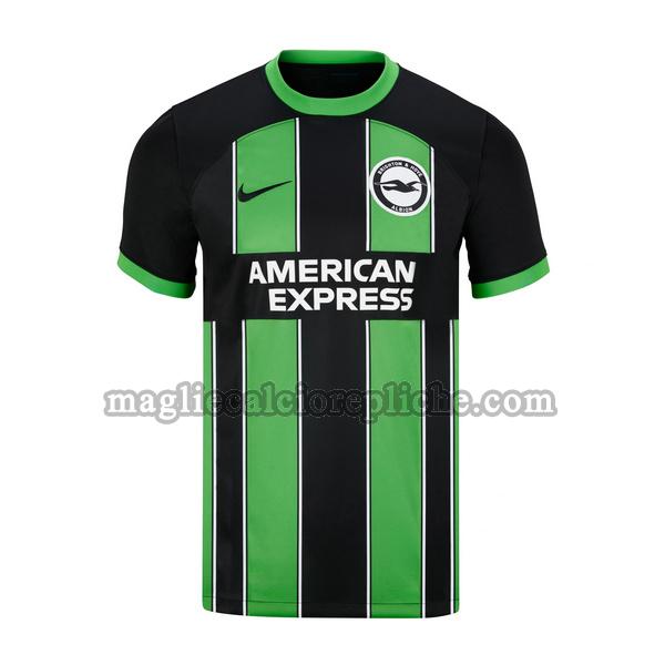 seconda maglie calcio brighton 2023 2024 thailandia nero verde