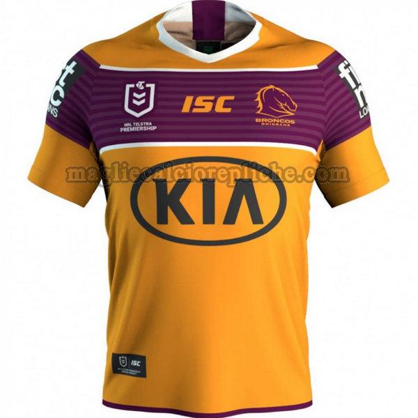 seconda maglie calcio brisbane broncos 2020 giallo