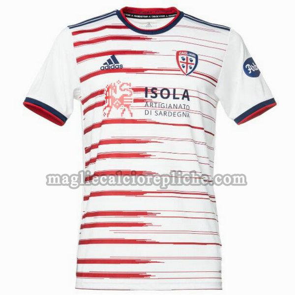 seconda maglie calcio cagliari 2021 2022 thailandia bianco