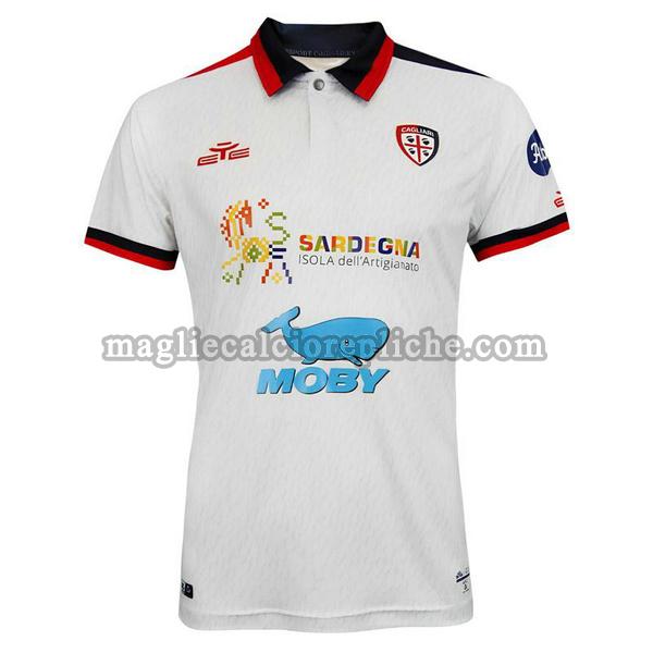 seconda maglie calcio cagliari 2023 2024 thailandia bianco