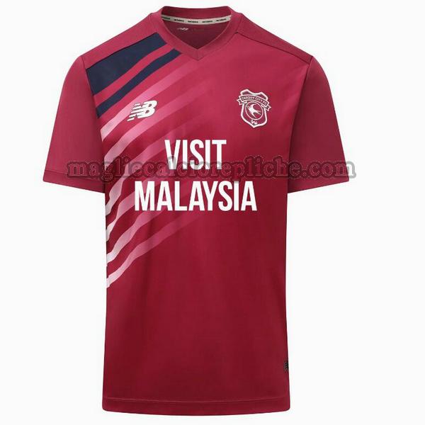 seconda maglie calcio cardiff city 2023 2024 thailandia rosso