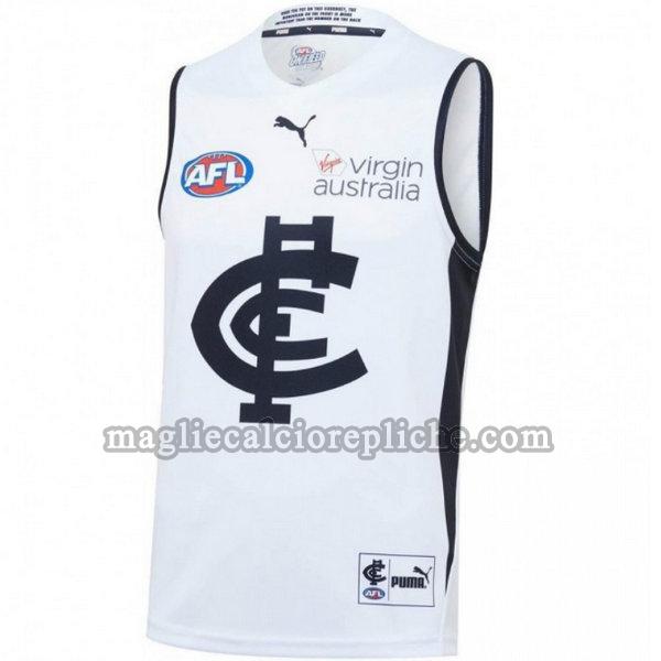 seconda maglie calcio carlton blues 2020 bianco