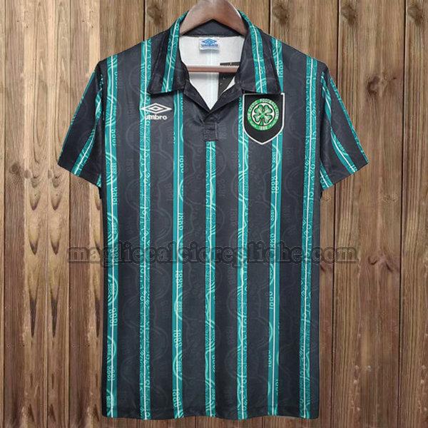 seconda maglie calcio celtic 1992-1993 nero