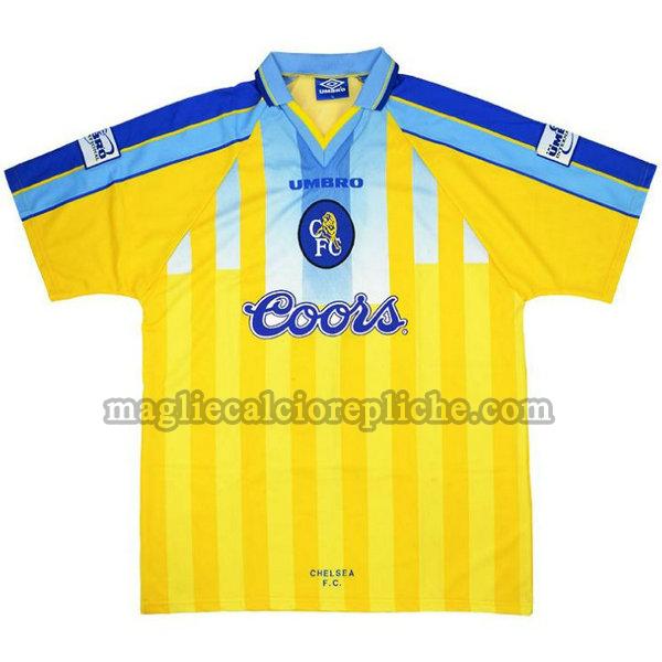 seconda maglie calcio chelsea 1996-1997 giallo