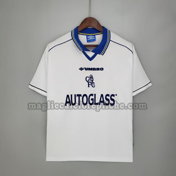 seconda maglie calcio chelsea 1998 2000 bianco