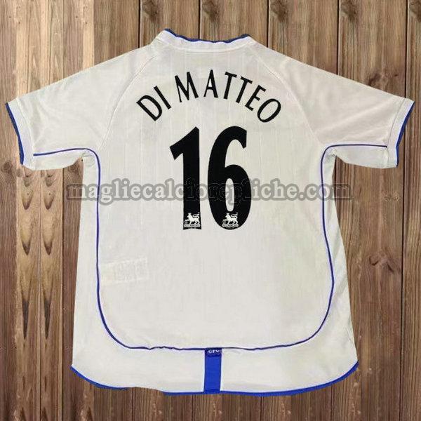 seconda maglie calcio chelsea 2001-2003 dimatteo 16 bianco