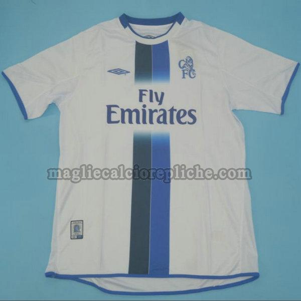 seconda maglie calcio chelsea 2003-2005 bianco