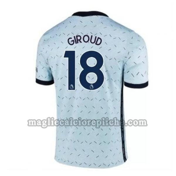 seconda maglie calcio chelsea 2020-2021 giroud 18