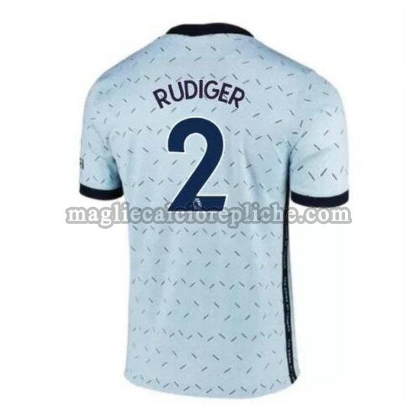 seconda maglie calcio chelsea 2020-2021 rudiger 2