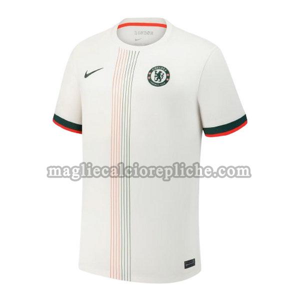 seconda maglie calcio chelsea 2025 2026 thailandia bianco