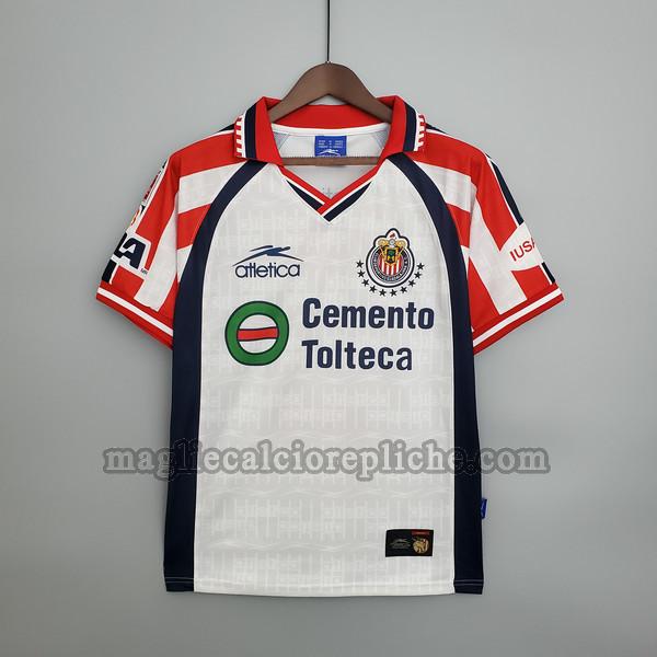 seconda maglie calcio chivas usa 1999 2000 bianco