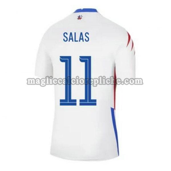 seconda maglie calcio cile 2020-2021 salas 11 bianco