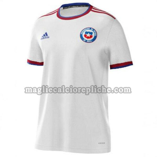 seconda maglie calcio cile 2021 2022 thailandia bianco