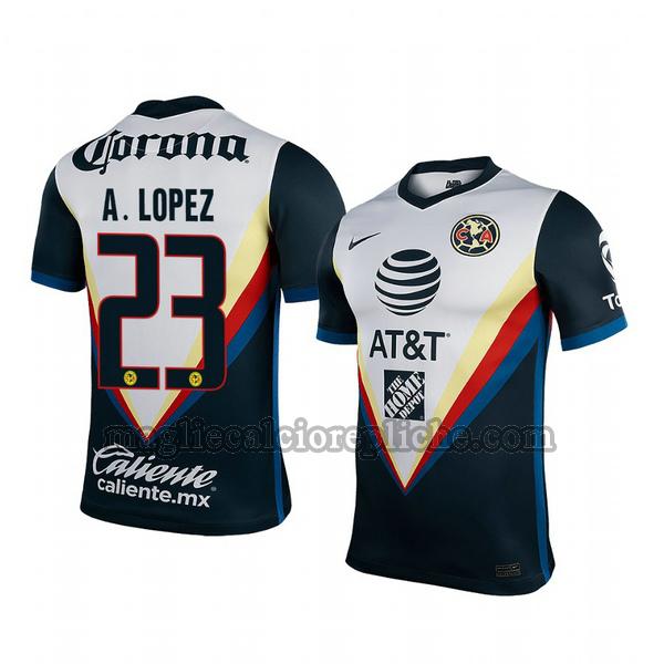 seconda maglie calcio club américa 2020-2021 antonio lopez 23