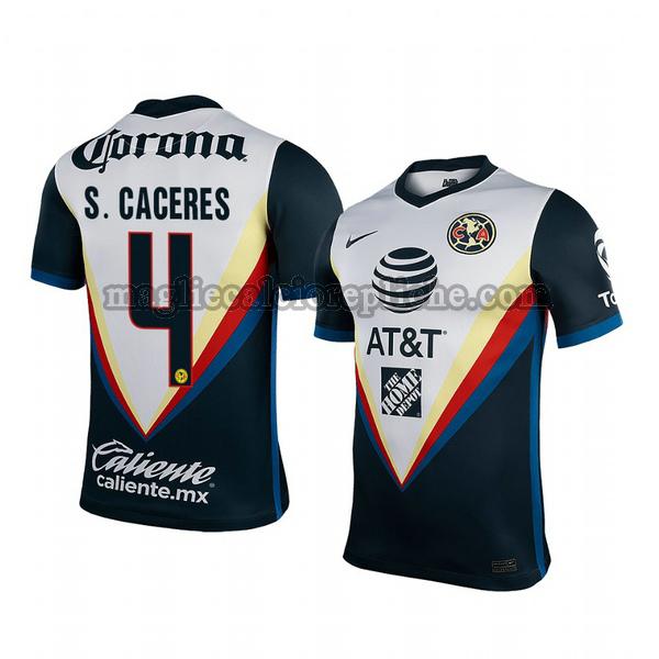 seconda maglie calcio club américa 2020-2021 sebastian caceres 4