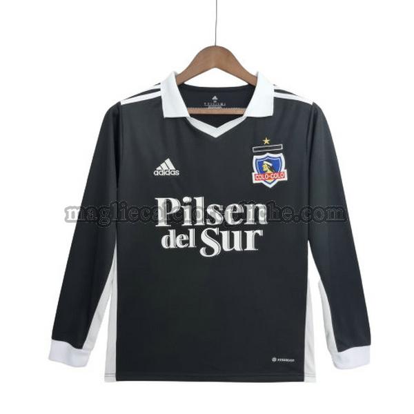 seconda maglie calcio colo-colo 2022 2023 manica lunga nero