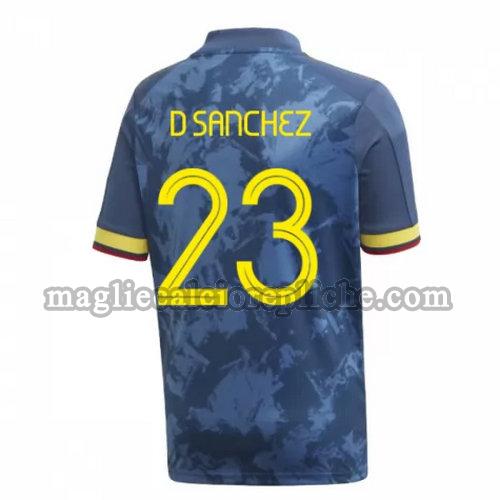 seconda maglie calcio colombia 2020 d sanchez 23