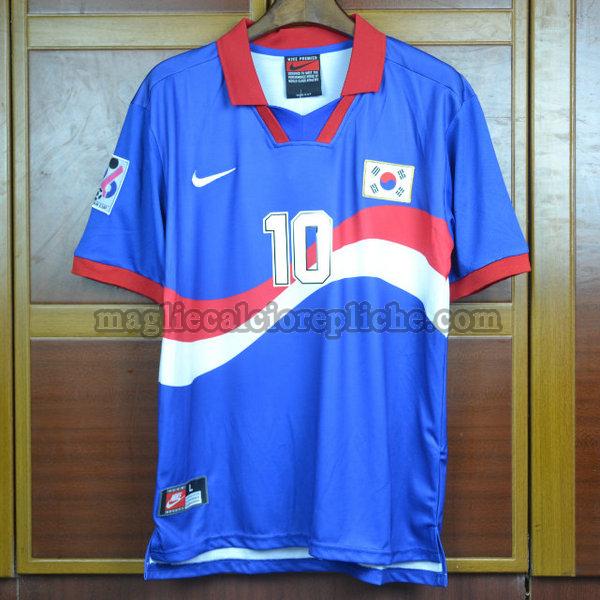 seconda maglie calcio corea 1996 y s choi 10 blu