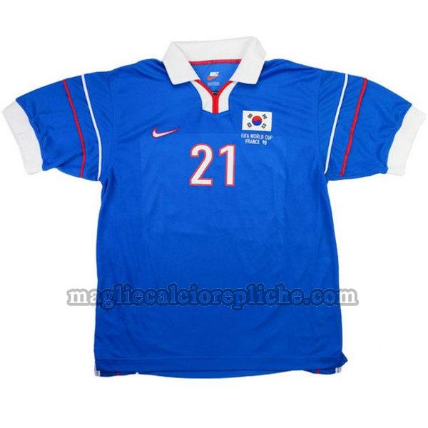 seconda maglie calcio corea 1998 blu