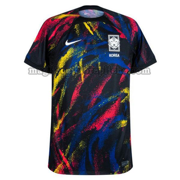 seconda maglie calcio corea 2023 thailandia nero