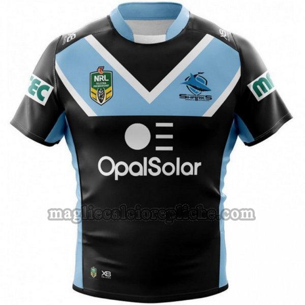 seconda maglie calcio cronulla sutherland sharks 2018 nero