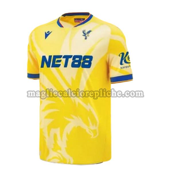 seconda maglie calcio crystal palace 2024 2025 thailandia giallo