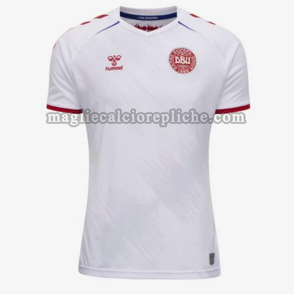 seconda maglie calcio danimarca 2020 thailandia bianco