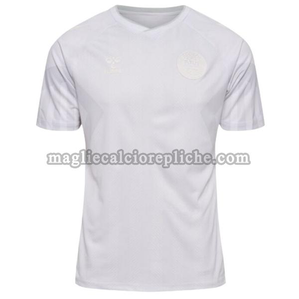 seconda maglie calcio danimarca 2022 2023 thailandia bianco