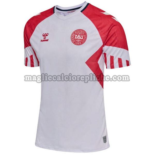 seconda maglie calcio danimarca 2023 thailandia bianco