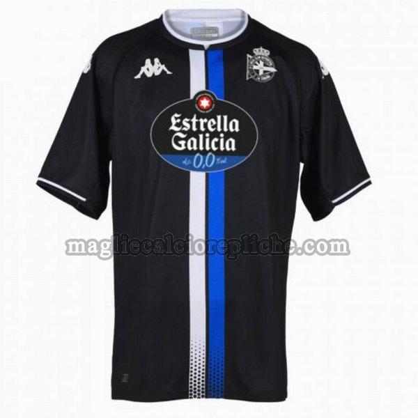 seconda maglie calcio deportivo la coruña 2021 2022 thailandia nero