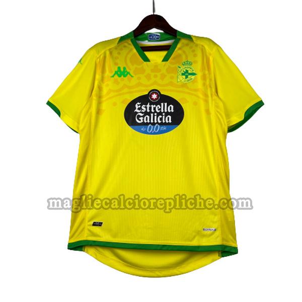 seconda maglie calcio deportivo la coruña 2023 2024 thailandia giallo