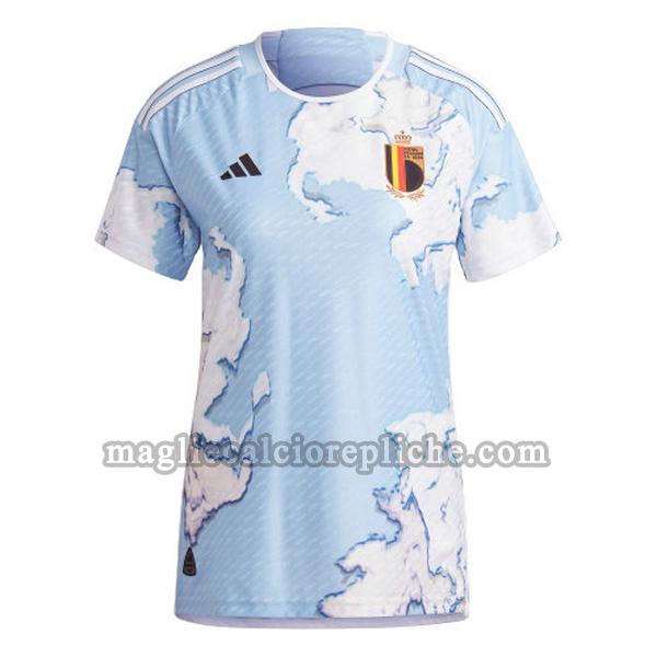 seconda maglie calcio donna belgio 2023 blu