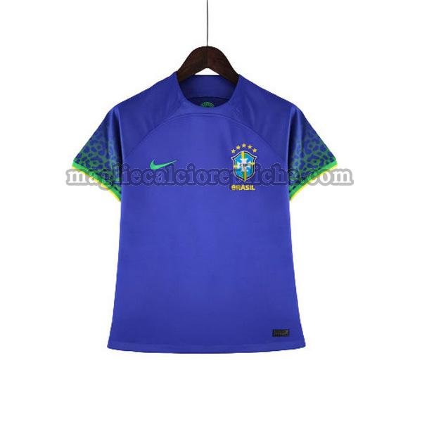 seconda maglie calcio donna brasile 2022 2023 blu