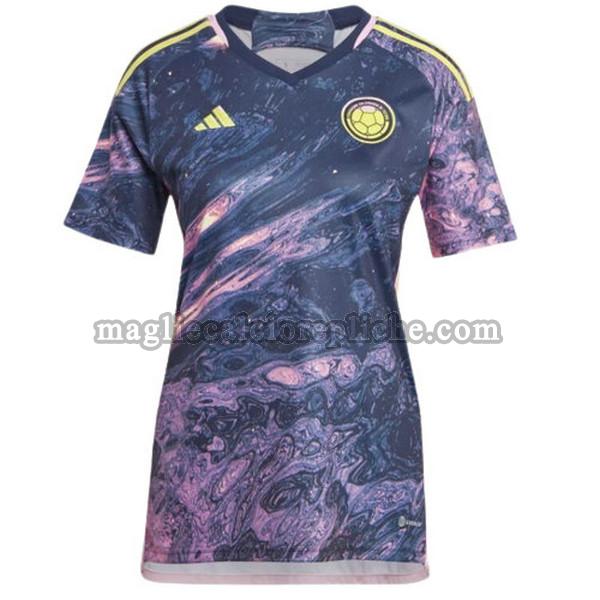 seconda maglie calcio donna colombia 2023 purple