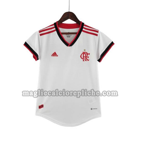 seconda maglie calcio donna flamengo 2022 2023 bianco